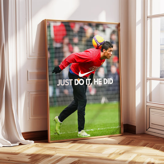 Cristiano Ronaldo "Just Do It" Poster