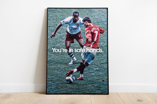 Cristiano Ronaldo "You're In Safe Hands" Poster Print