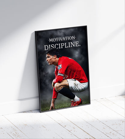 Cristiano Ronaldo 'Discipline' Poster