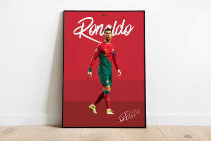 Cristiano Ronaldo Portugal Posterdruck