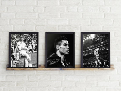 Cristiano Ronaldo Set Of 3 Poster Prints