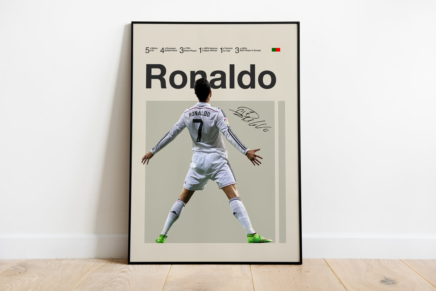 Cristiano Ronaldo Real Madrid Poster Print