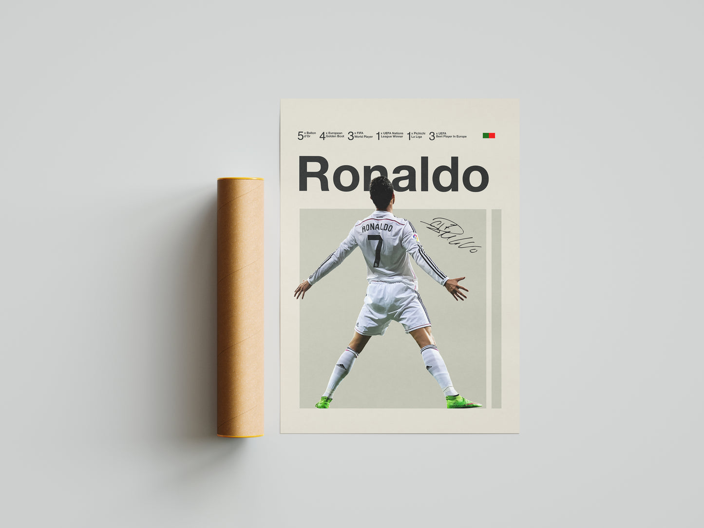 Cristiano Ronaldo Real Madrid Poster Print