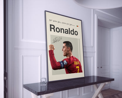 Cristiano Ronaldo Portugal Poster Print