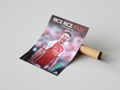 Declan Rice "Rice Rice Baby" Poster Print