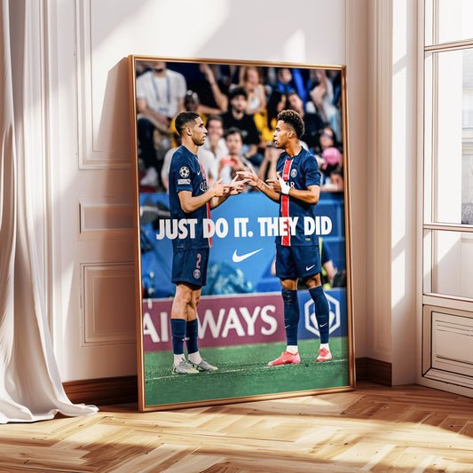 Desire Doue & Achraf Hakimi Poster