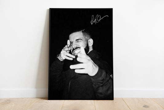 Drake, signierte Signatur, Ovo, Hip Hop, Rap, Digitaldruck, Poster, Wand-Kunst-Dekor, Geburtstagsgeschenk, Ausdrucke