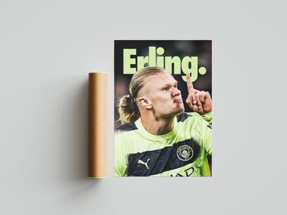 Erling Haaland Poster Print