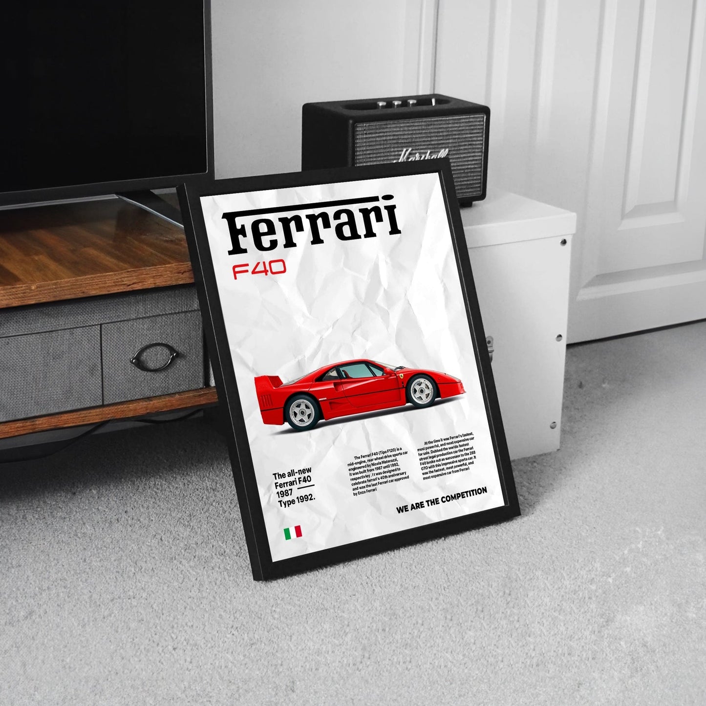 Ferrari F40 Poster Print