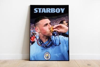 Phil Foden "Starboy" Poster Print