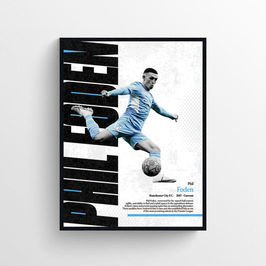 Phil Foden Poster Print