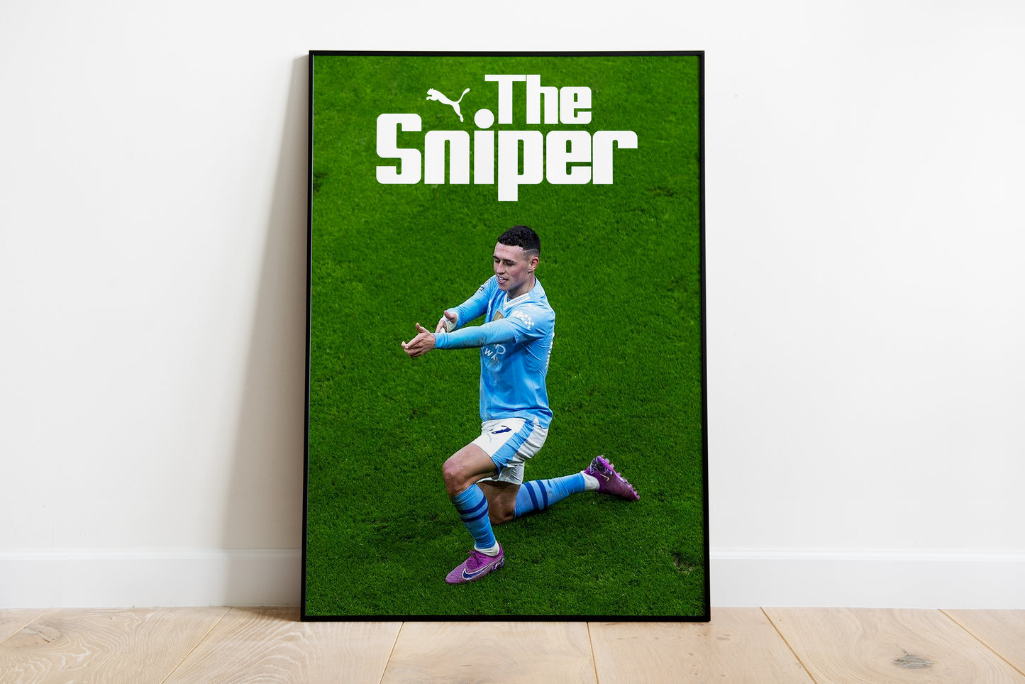 Phil Foden "The Sniper" Poster Print