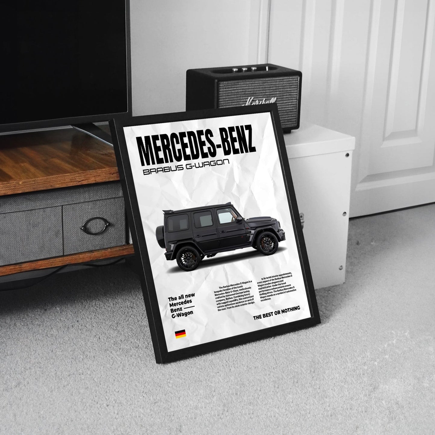 Mercedes G-Wagon Poster Print