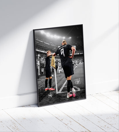 Erling Haaland & Martin Odegaard Poster