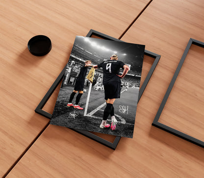 Erling Haaland & Martin Odegaard Poster
