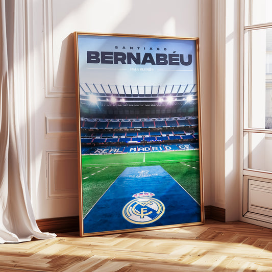 Real Madrid Stadium Poster