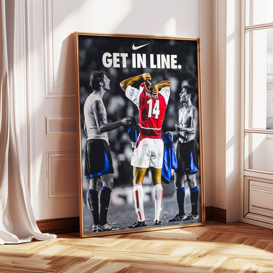 Thierry Henry "Get In Line" Poster