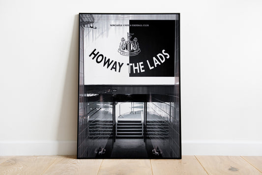 Newcastle United "Howay The Lads" Poster Print