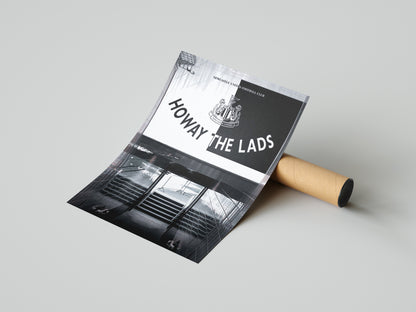 Newcastle United "Howay The Lads" Poster Print