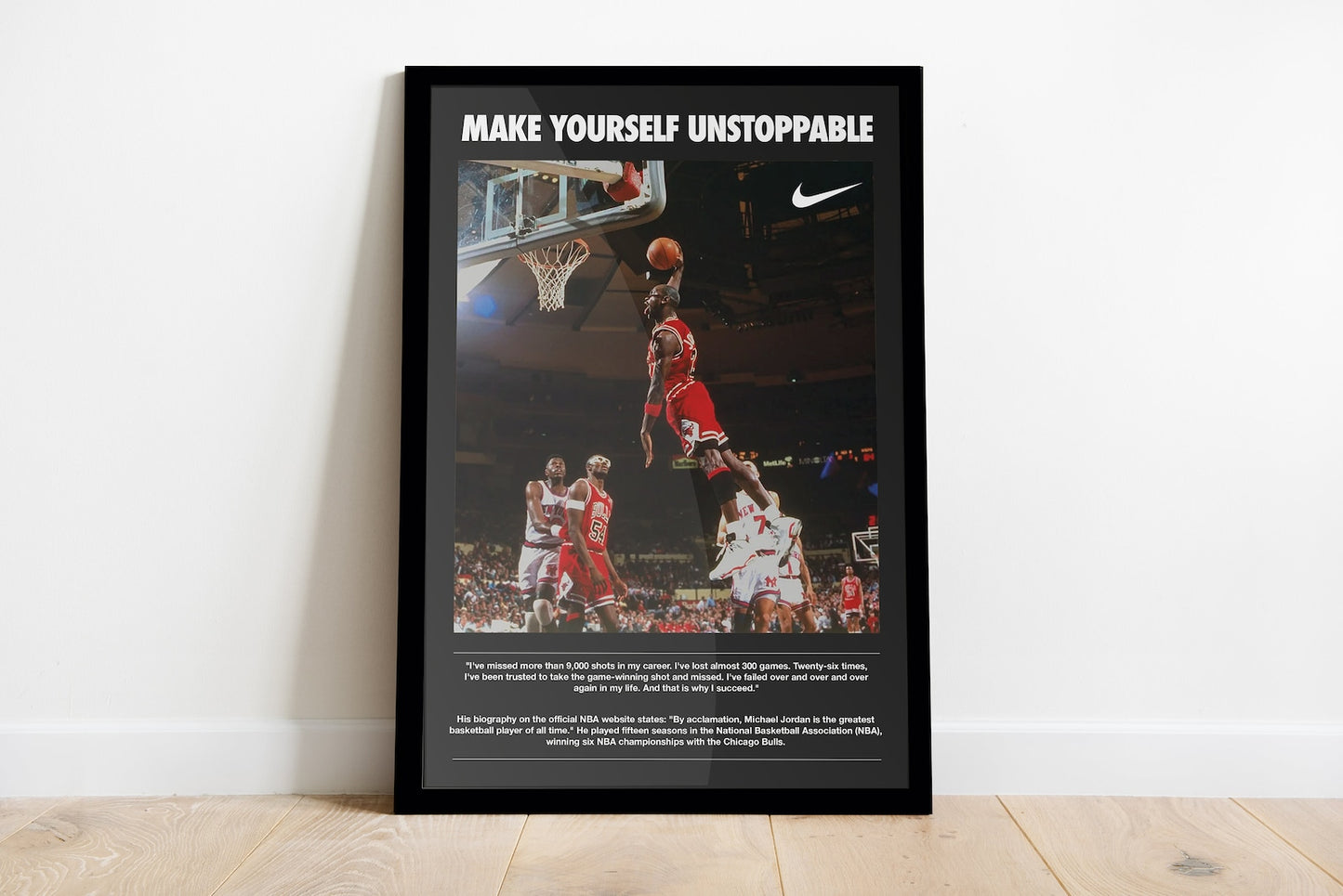 Michael Jordan Motivational Poster Print