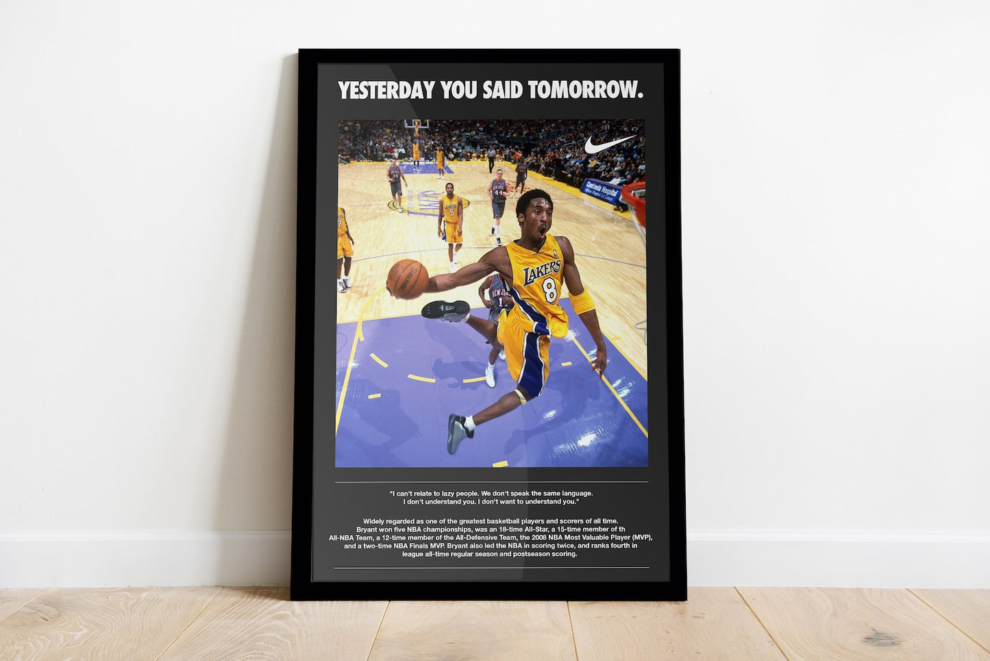 Kobe Bryant, signierte Unterschrift, LA Lakers, NBA, Basketball, Digitaldruck, Poster, Wand-Kunst-Dekor, Geburtstagsgeschenk, Ausdrucke