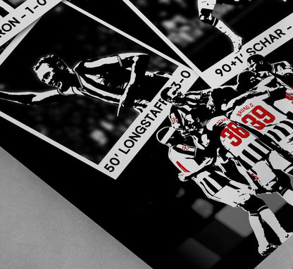 Newcastle United vs PSG Poster Print