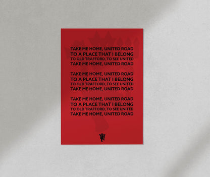 Manchester United Poster Print