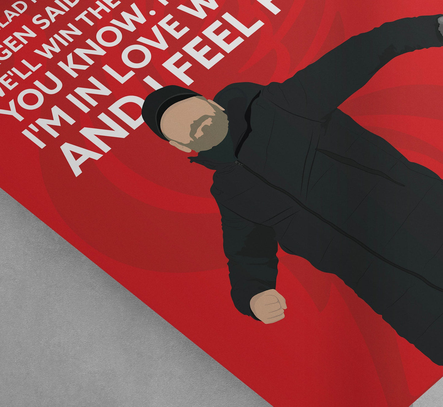 Liverpool "Klopp" Poster Print