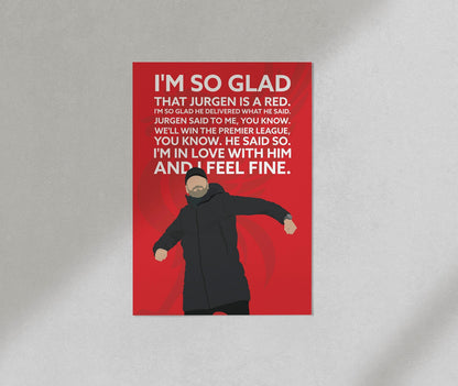 Liverpool "Klopp" Poster Print