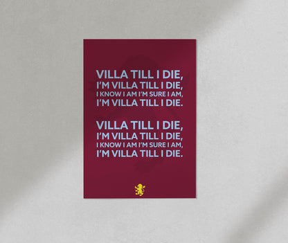 Aston Villa Poster Print