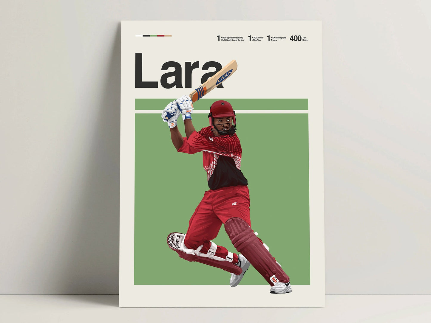 Brian Lara Poster Print