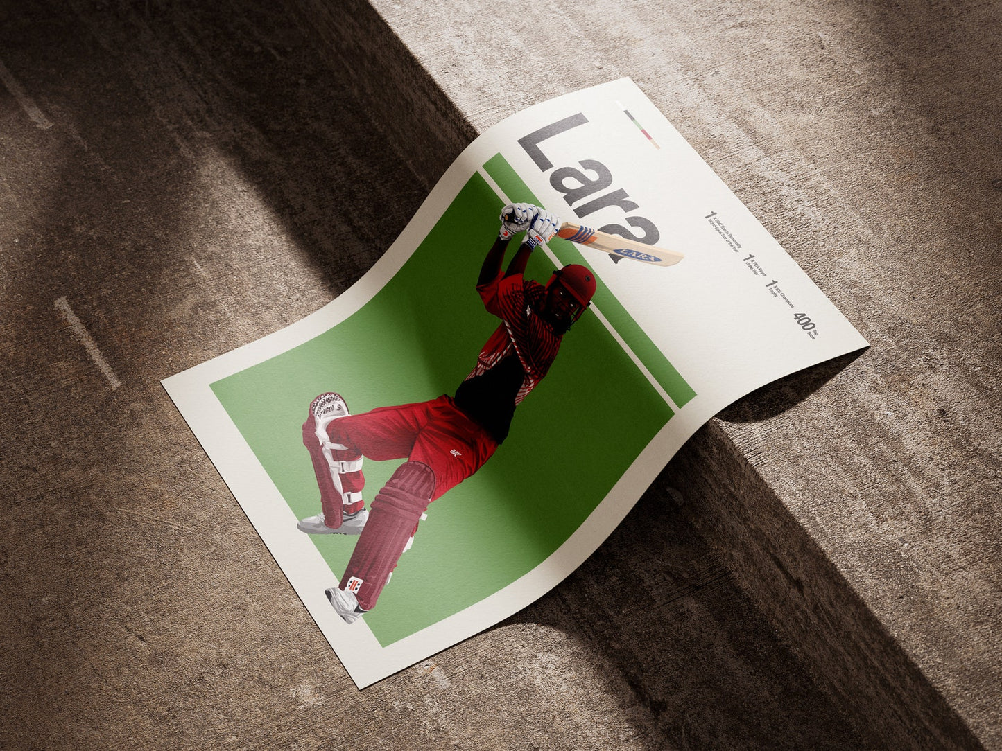 Brian Lara Poster Print