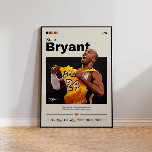 Kobe Bryant, signierte Unterschrift, LA Lakers, NBA, Basketball, Digitaldruck, Poster, Wand-Kunst-Dekor, Geburtstagsgeschenk, Ausdrucke