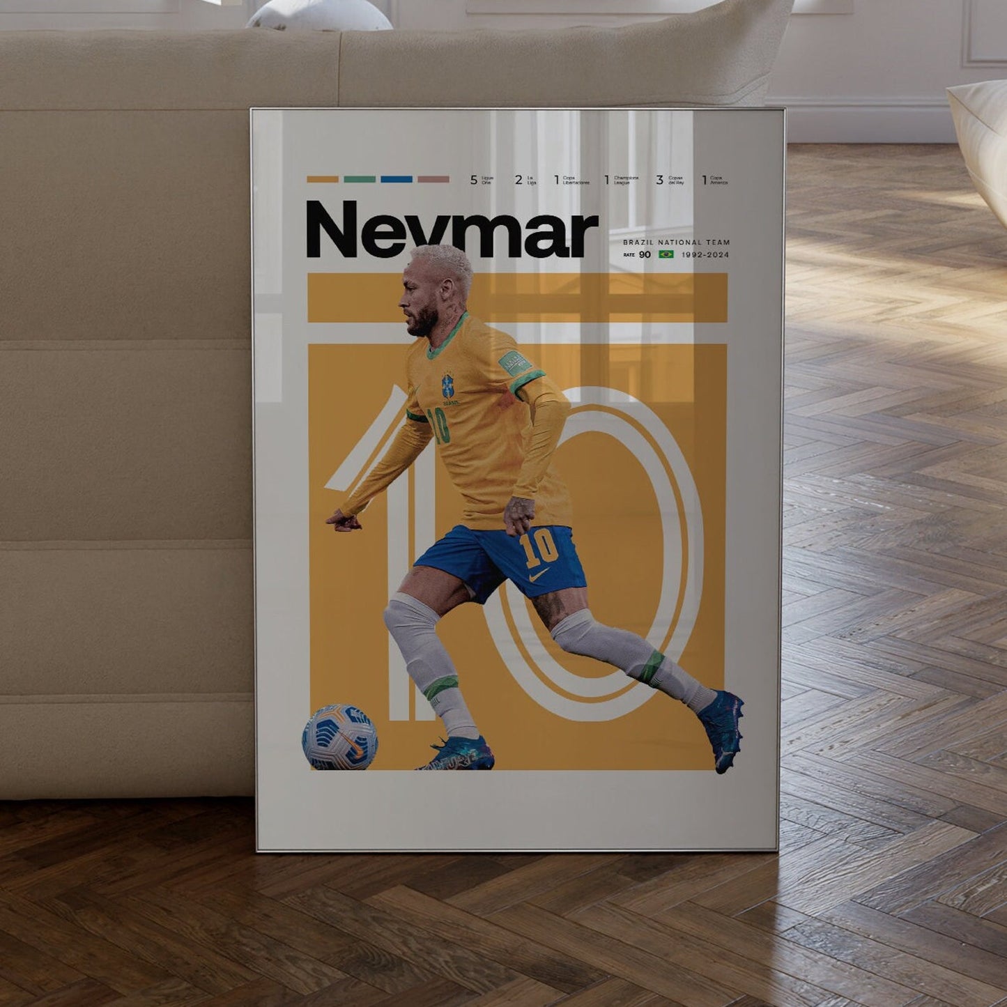 Neymar Jr Poster Print