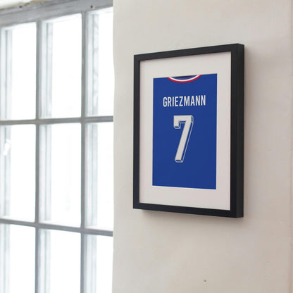 Antoine Griezmann Shirt Poster Print