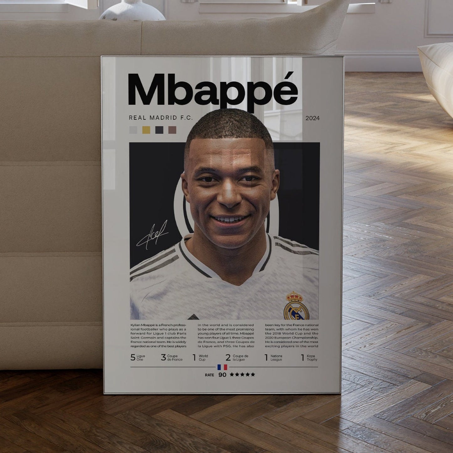 Kylian Mbappe Poster Print