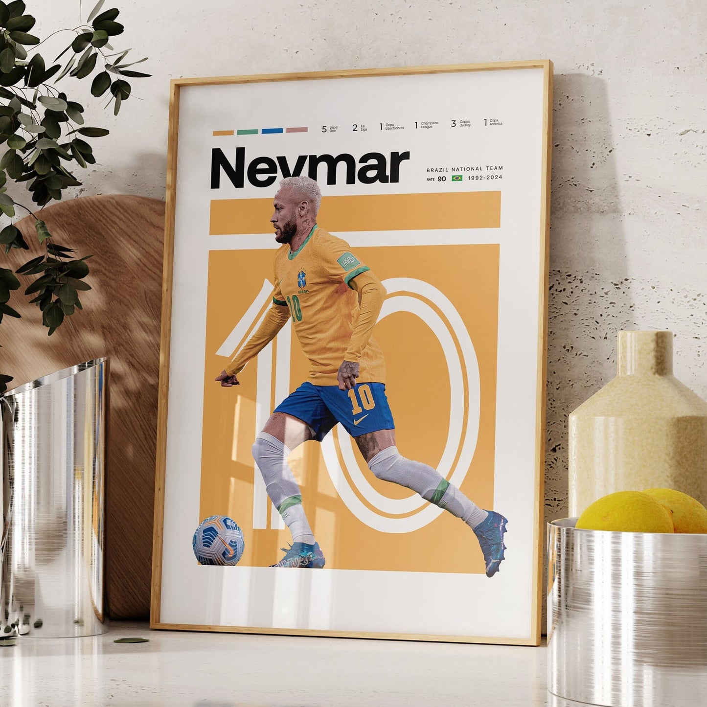 Neymar Jr Poster Print