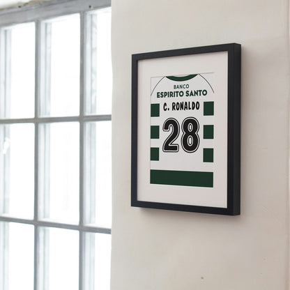 Cristiano Ronaldo Shirt Poster Print