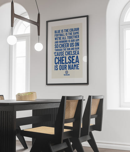 Chelsea "Blue Is The Colour" Set Of 2 Poster Prints