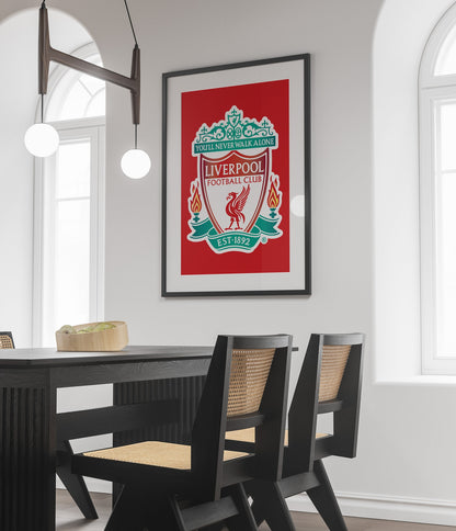 Liverpool "YNWA" Set Of 2 Poster Prints