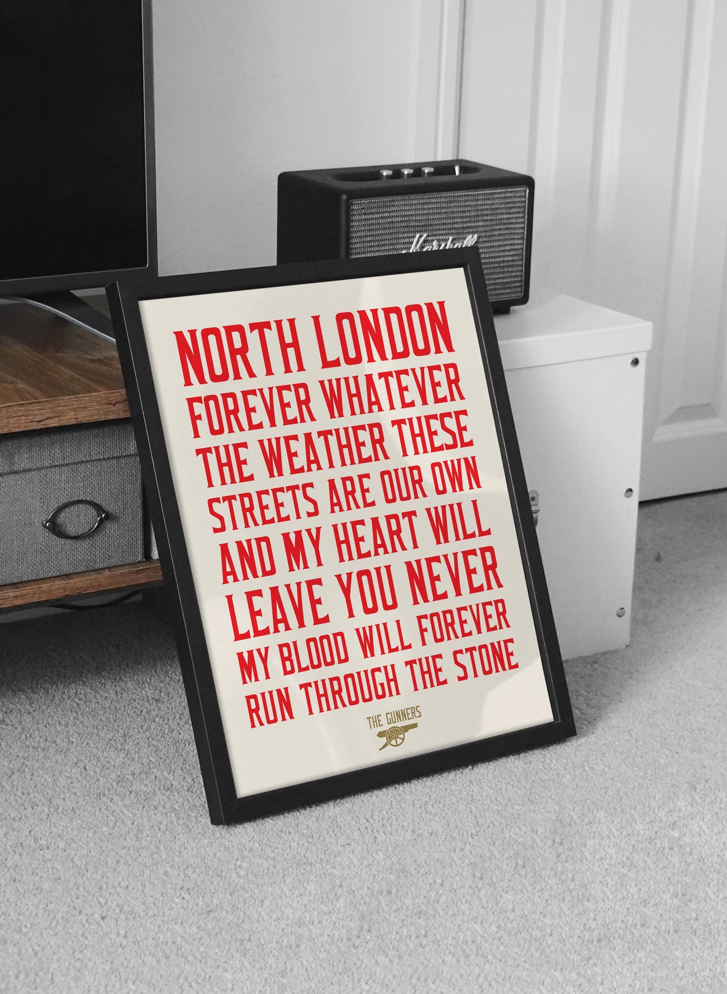 Arsenal "North London Forever" Set Of 2 Poster Prints