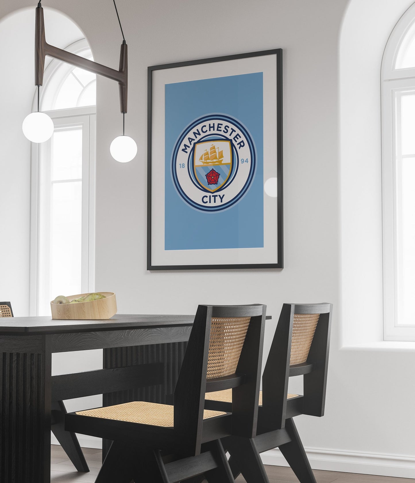 Man City "Blue Moon" Set Of 2 Poster Prints