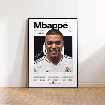 Kylian Mbappe Poster Print