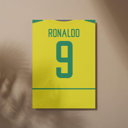 Ronaldo Shirt "R9" Poster Print