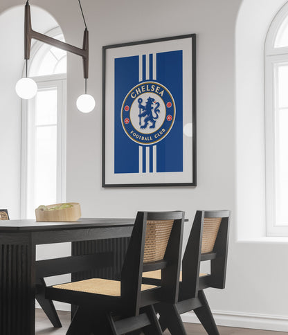 Chelsea "Blue Is The Colour" Set Of 2 Poster Prints