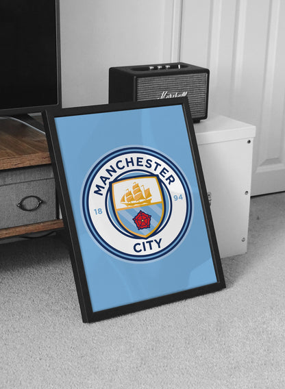 Man City "Blue Moon" Set Of 2 Poster Prints