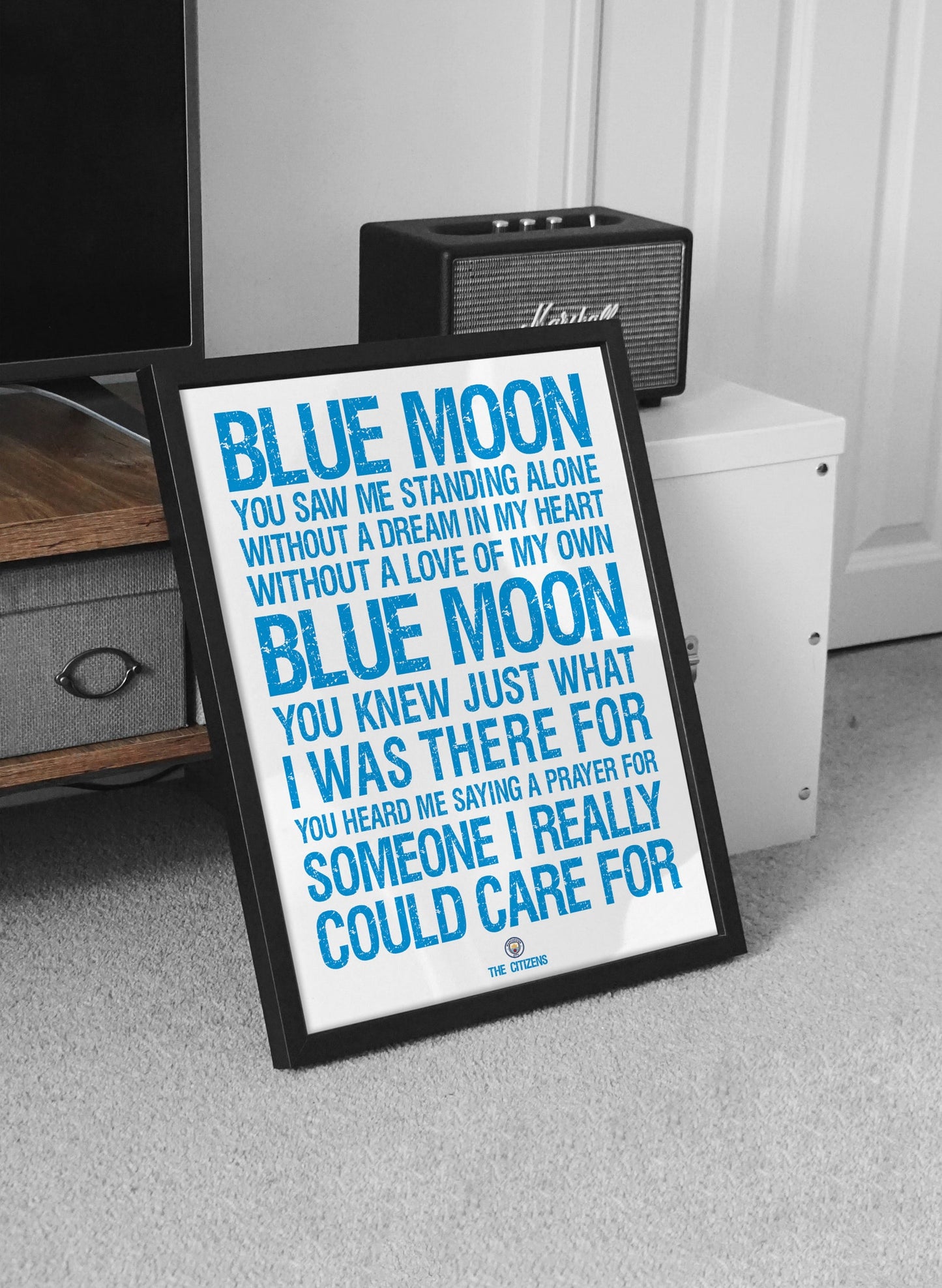 Man City "Blue Moon" Set Of 2 Poster Prints