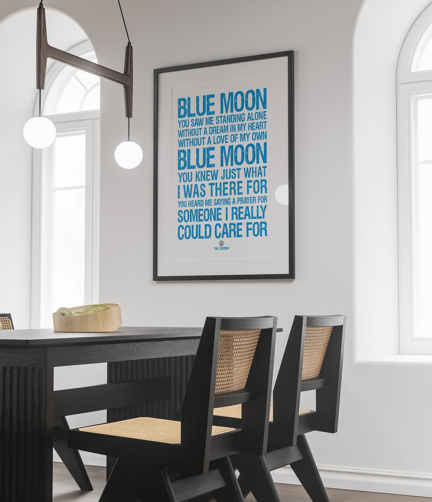 Man City "Blue Moon" Set Of 2 Poster Prints