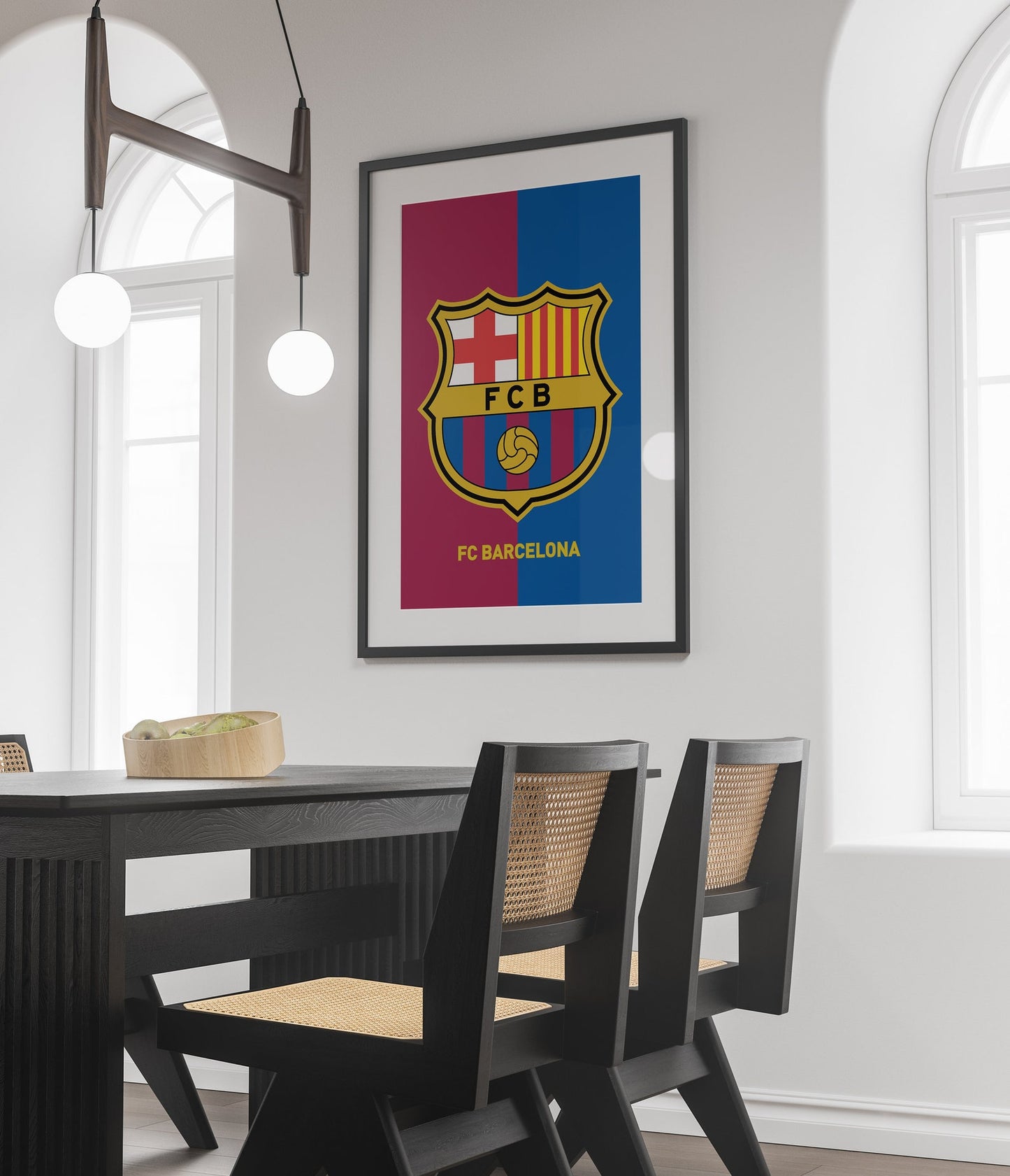 Barcelona "Mes Que Un Club" Set Of 2 Poster Prints