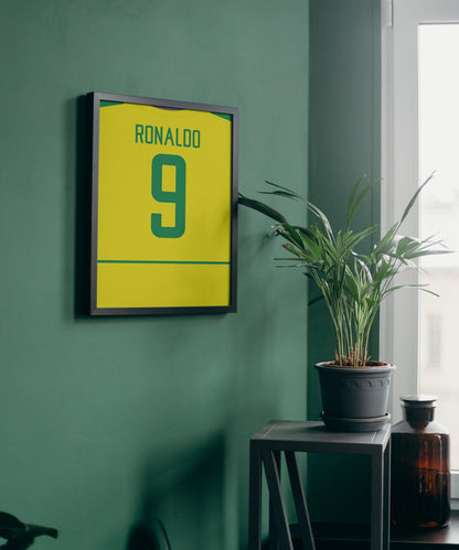 Ronaldo Shirt "R9" Poster Print